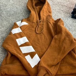 Zyia Camel Crop Sweatshirt